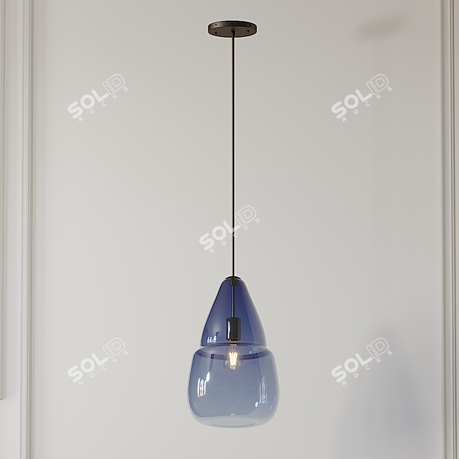 Sophisticated Capsian Grande Pendant 3D model image 3