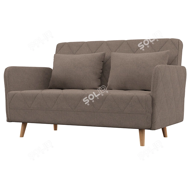 Elegant Comfort: Schlafsofa Kourtney 3D model image 1