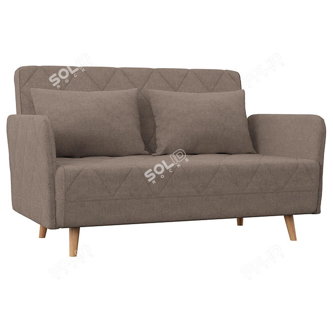 Elegant Comfort: Schlafsofa Kourtney 3D model image 2