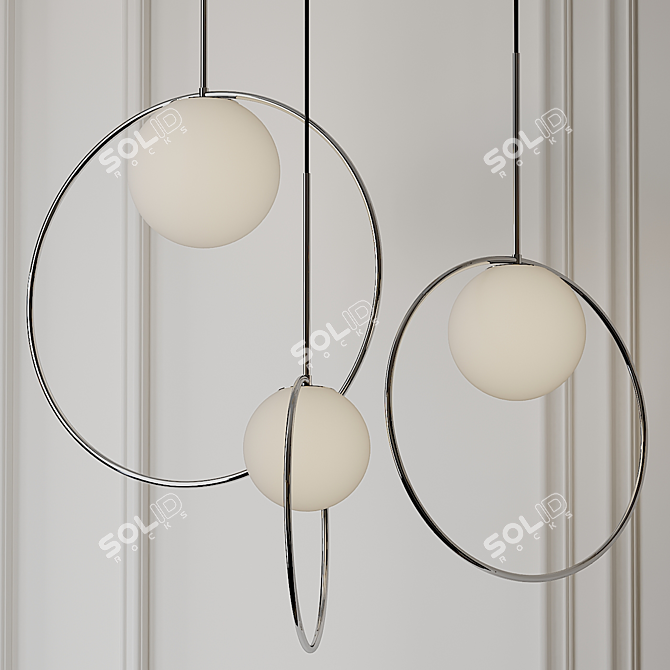 Halo Glow LED Pendant - Pablo Designs 3D model image 3
