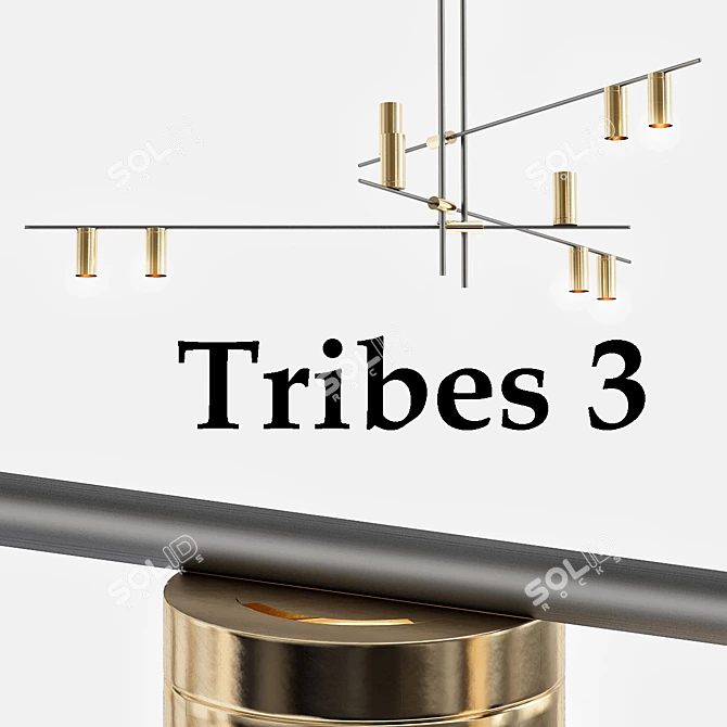 Tribes_3: 3D Model with V-Ray Render 3D model image 1