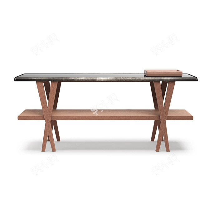 Luxury Hermes Materials Console 3D model image 2