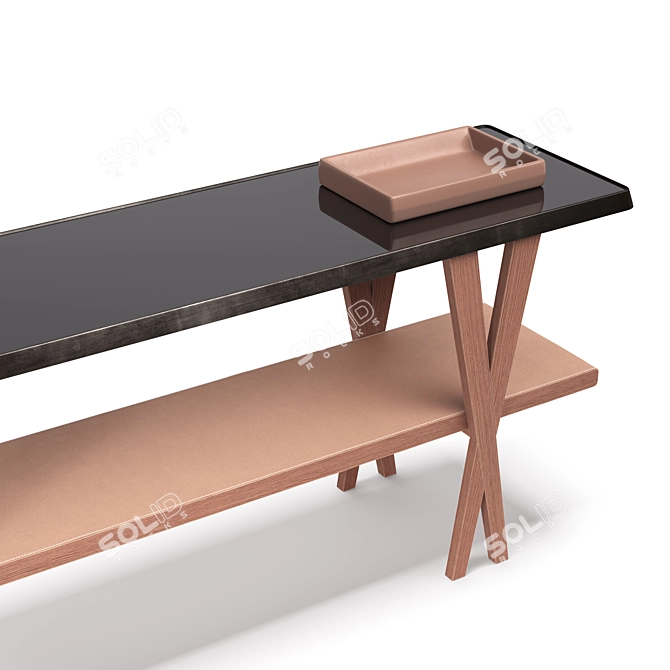 Luxury Hermes Materials Console 3D model image 3