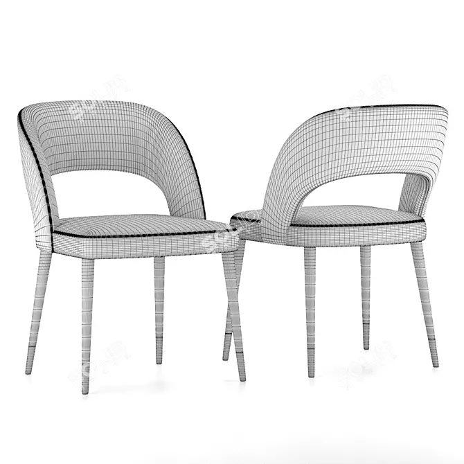 Niff Chair: Modern Design, Premium Quality 3D model image 3