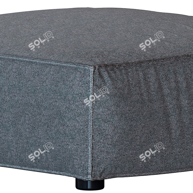 Modern Minimalist Porter Ottoman 3D model image 2