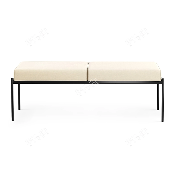 Artek Kiki Bench - Modern Scandinavian Design | High-Quality Materials | Perfect for Interior Visualization  Scandi Chic Seating 3D model image 2