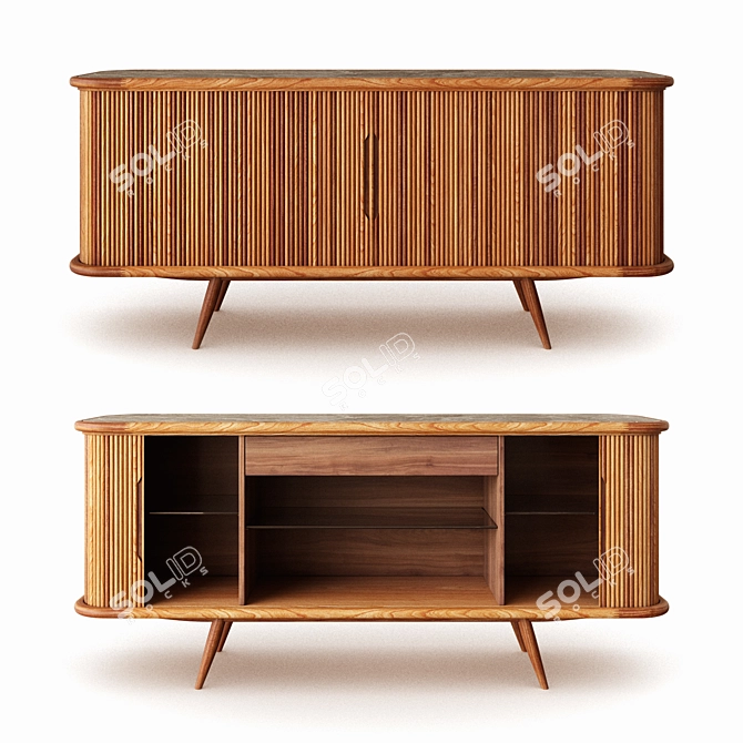 Amalia Sideboard: Elegant and Functional 3D model image 1