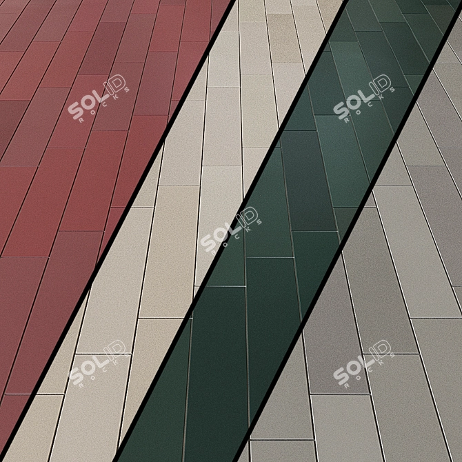 EQUIPE STROMBOLI: Elegant Ceramic Tiles 3D model image 1