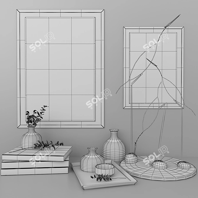 Avian Home Decor Set 3D model image 3