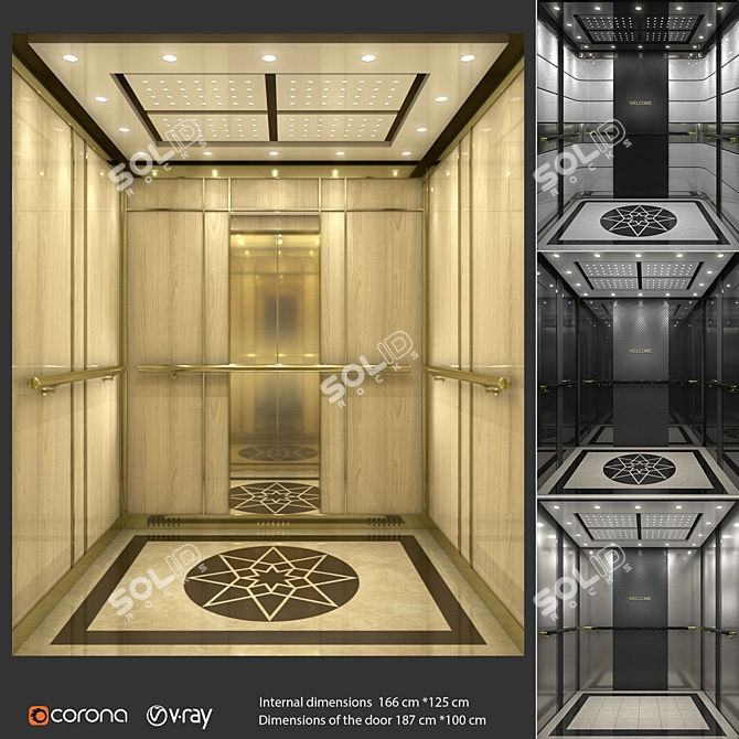 Stunning Elevator: Versatile Design 3D model image 2