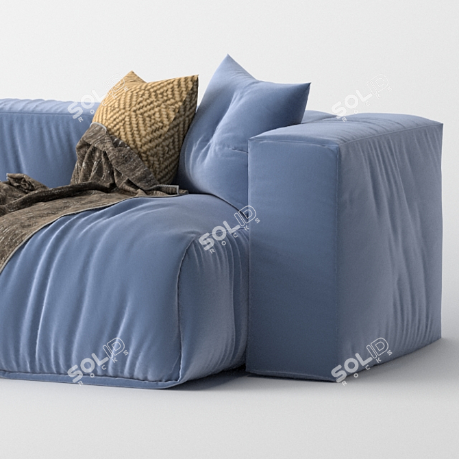 Modular Sofa Bonaldo: Stylish and Versatile 3D model image 2