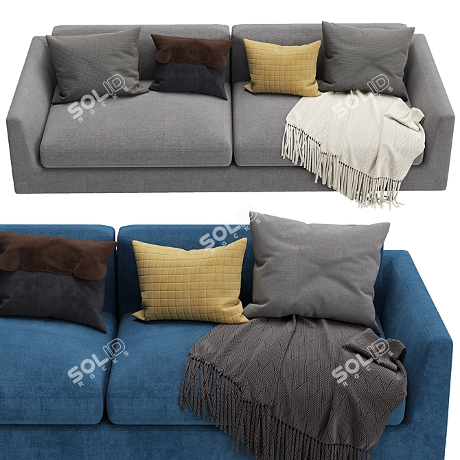 Phoenix 250cm Sofa 3D model image 2