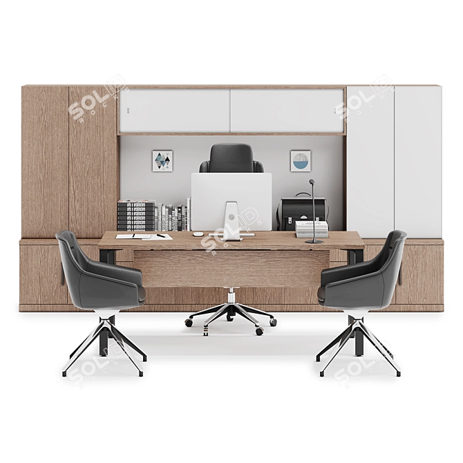 Modernize Your Office with Herman Miller Canvas 3D model image 2