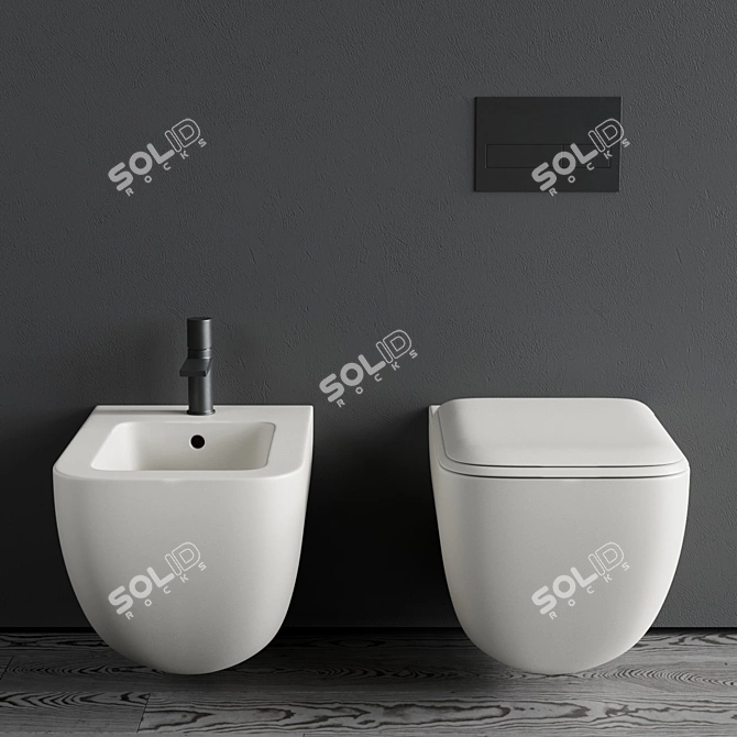 Cielo Shui Comfort Wall-Hung WC 3D model image 2
