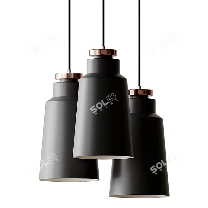 Versanora Stile Bell Pendant 3D model image 5