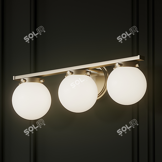 Blais Vanity Light - Stylish Illumination for Your Bathroom 3D model image 2