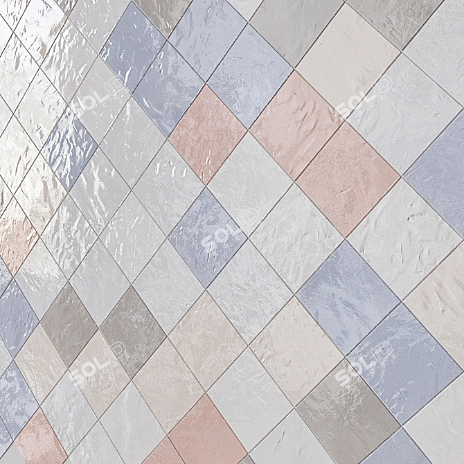 EQUIPE LA RIVIERA Melange Wall Tile 3D model image 2