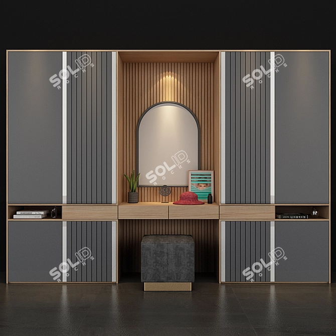 Stylish Bedroom Set for You 3D model image 1