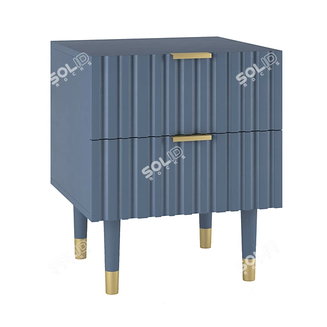 Severin Bedside Table 3D model image 1