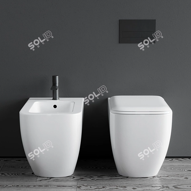 Ceramica Cielo Shui Comfort WC 3D model image 2