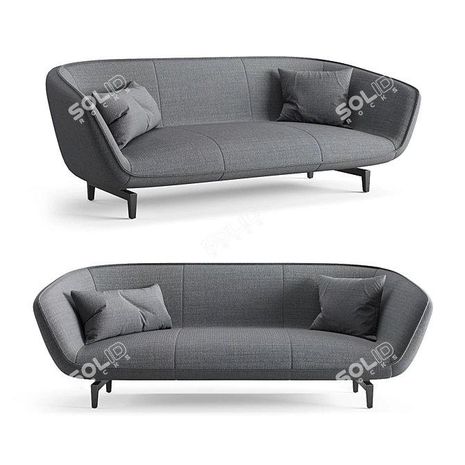 Modern Benedict Sofa RoveConcepts 3D model image 1