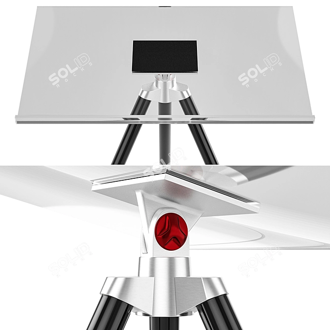 Sumo Tripod for Books: Sleek and Stylish Stand by Taschen 3D model image 2