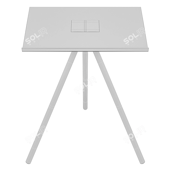 Sumo Tripod for Books: Sleek and Stylish Stand by Taschen 3D model image 3