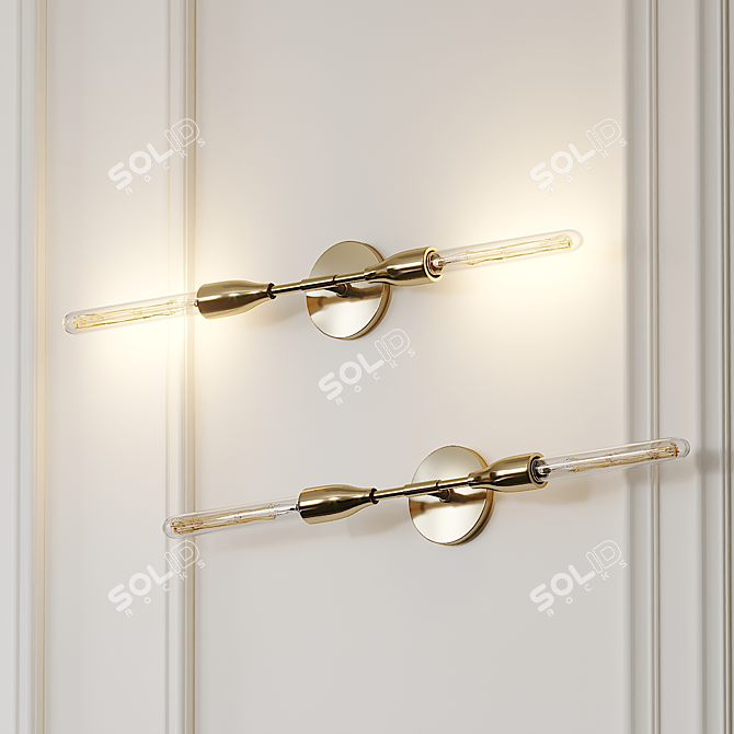Modern Elegance: Daren Wall Sconce 3D model image 3