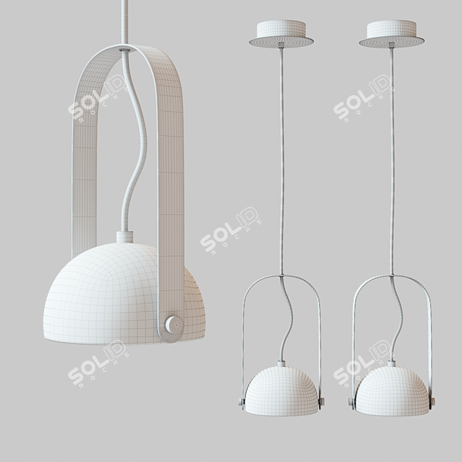 Hygge Pendant Lamp: Maytoni MOD047PL 3D model image 3