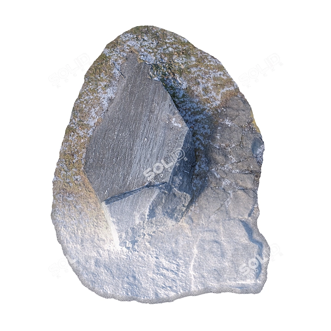 Detailed Stone Model 3D model image 3