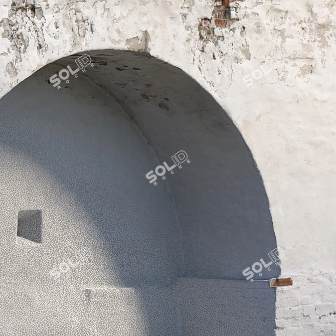 Architectural Wall: Detailed & Fast Render 3D model image 3