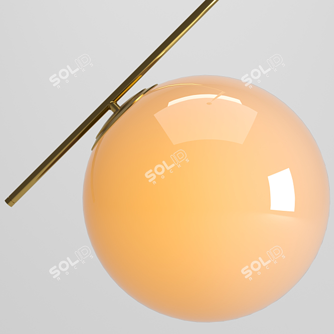 Sleek Pendant Lamp for Modern Spaces 3D model image 3