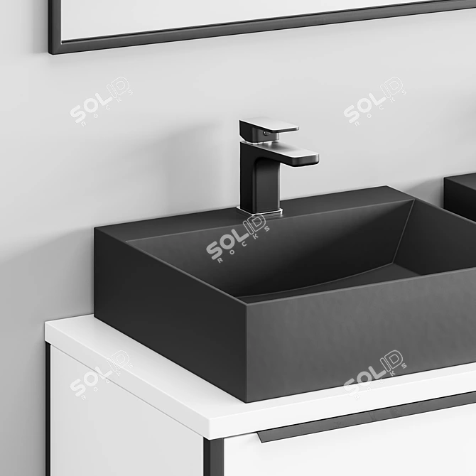 Elegant Puris Aspekt Wardrobe 3D model image 3