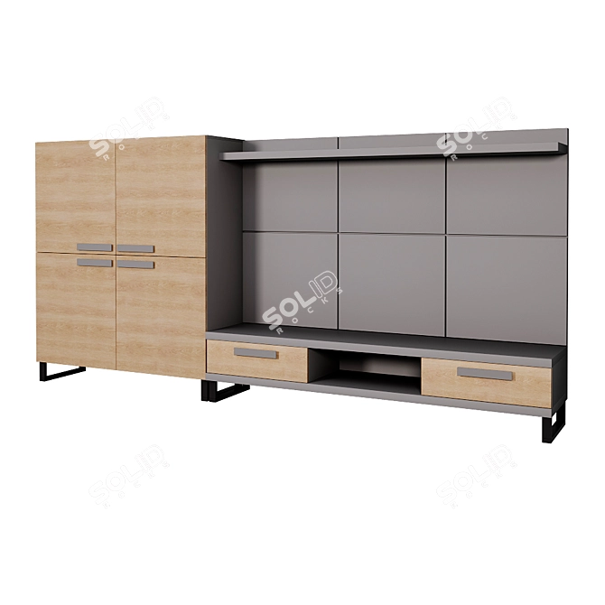 Modular Wall Delta
Transform your space effortlessly 3D model image 1