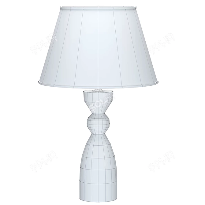 Elegant Annette Table Lamp 3D model image 2