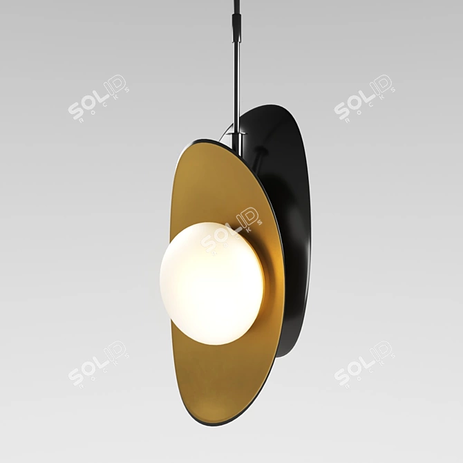 Nouvel Small Pendant Light 3D model image 1