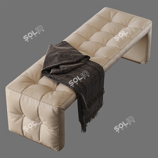 Elegant Porada Scarlett Sofa 3D model image 2