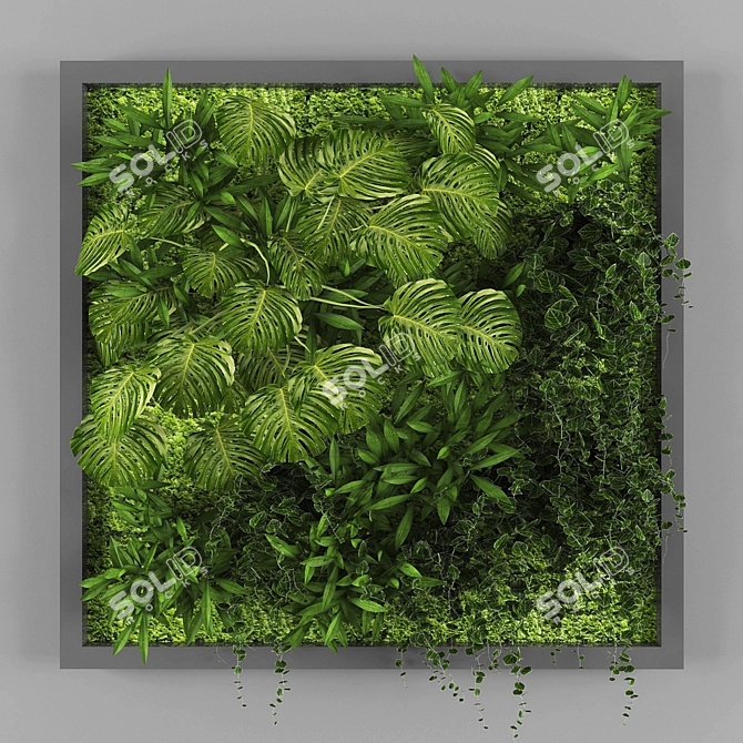 Eco Green Wall Solution 3D model image 1