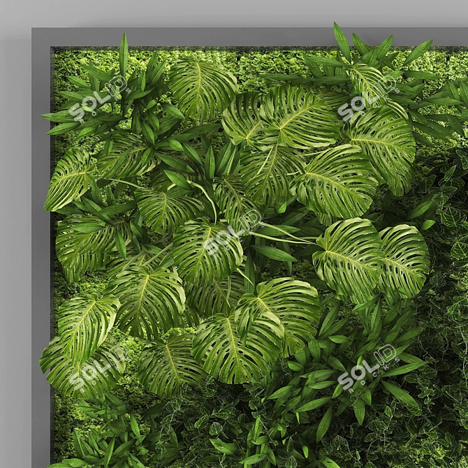 Eco Green Wall Solution 3D model image 3