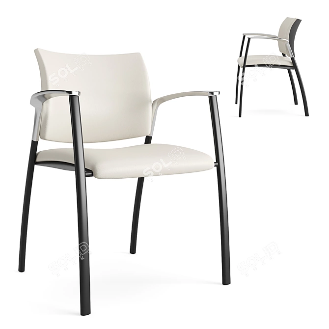 Elevate your space with the Sitara Chair 3D model image 1