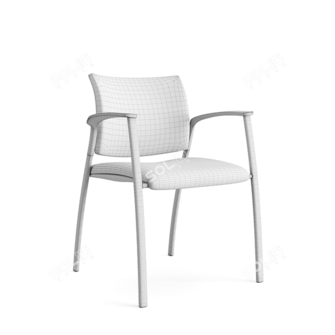 Elevate your space with the Sitara Chair 3D model image 3