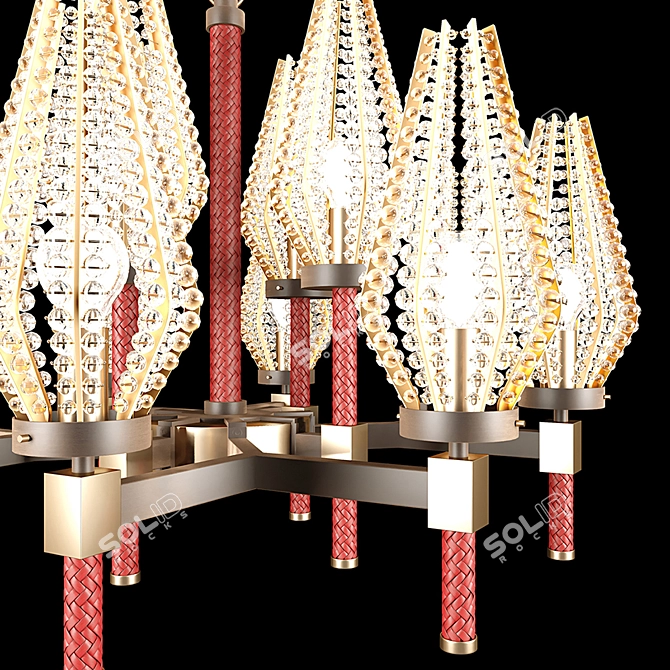 Ethereal Glow Pendant Light 3D model image 2