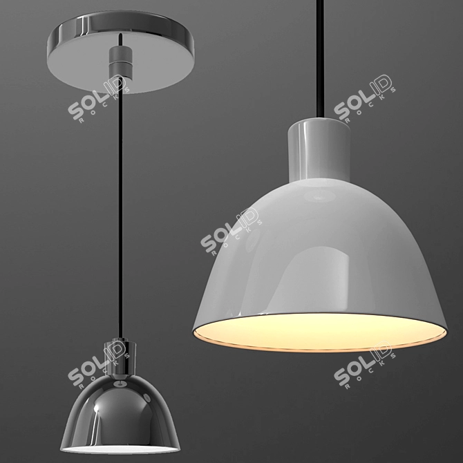 Chroma LED Pendant Light: Modern Elegance 3D model image 1