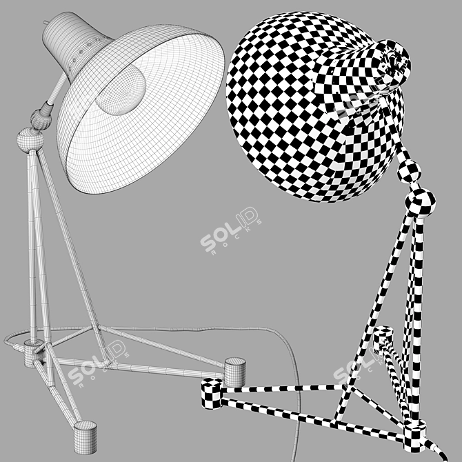 Modern Table Lamp with Unique Design 3D model image 3