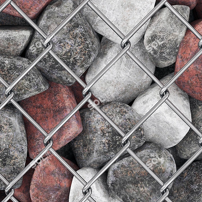 StoneColor Gabion for Landscaping 3D model image 2