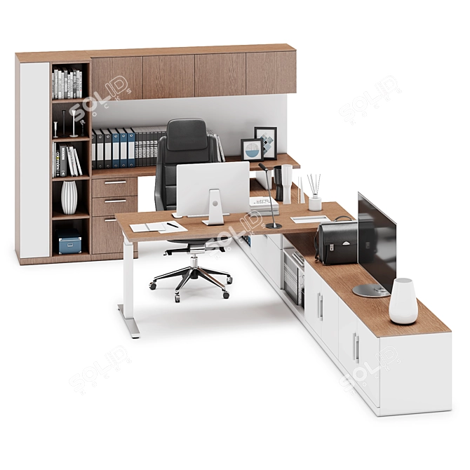 Modernize Your Office with Herman Miller Canvas 3D model image 2