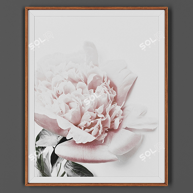 Wooden Picture Frame 3D model image 1