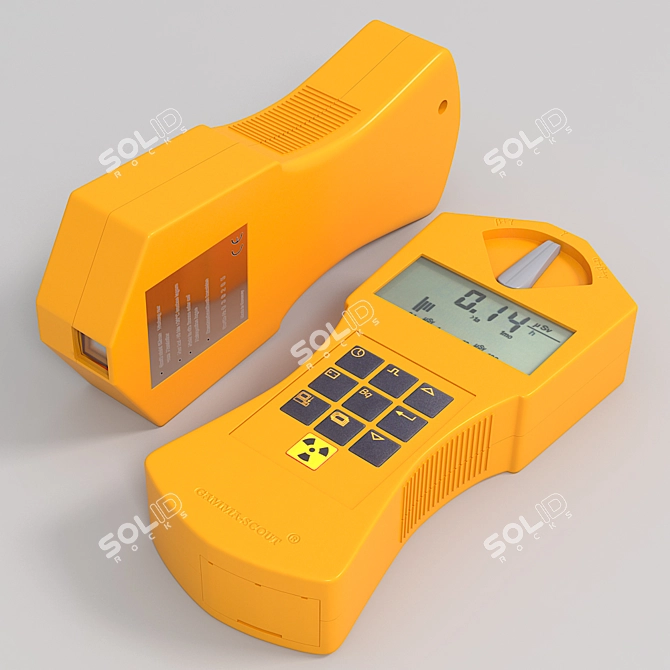 Gamma-Scout Geiger Counter: Accurate Radiation Measurement 3D model image 1