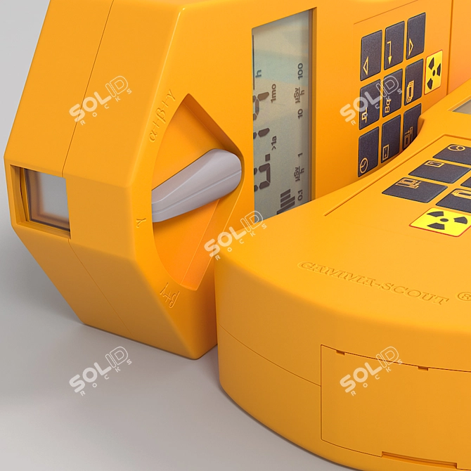 Gamma-Scout Geiger Counter: Accurate Radiation Measurement 3D model image 2