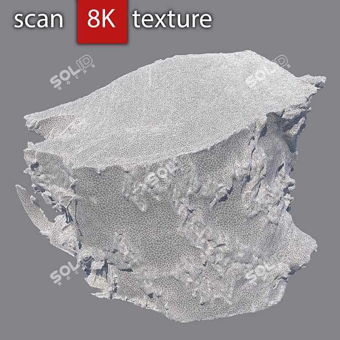 Detailed 3D Stump Model 3D model image 3